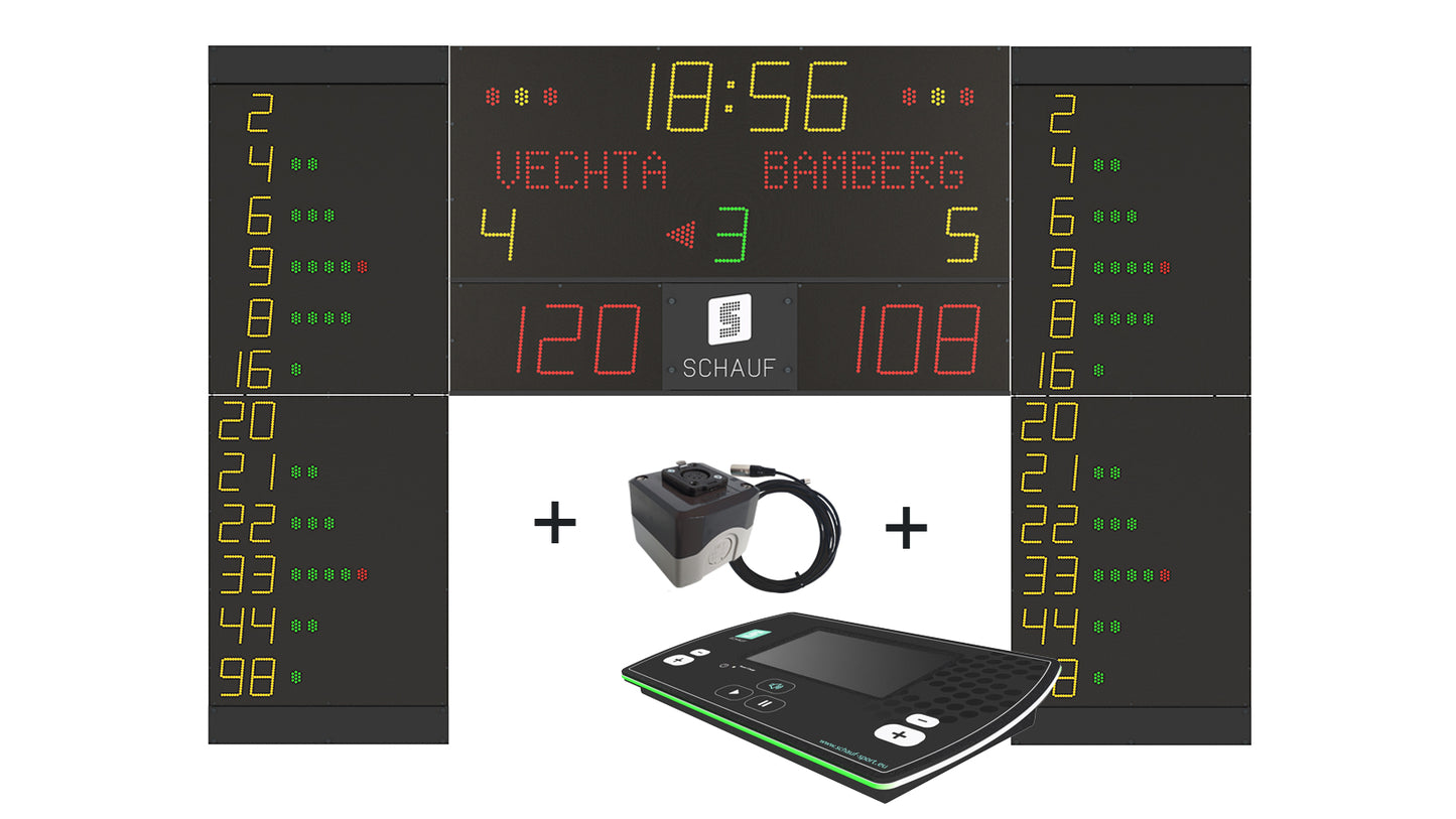 STAR Indoor + 12x Nummern/Fouls + Bedienpult