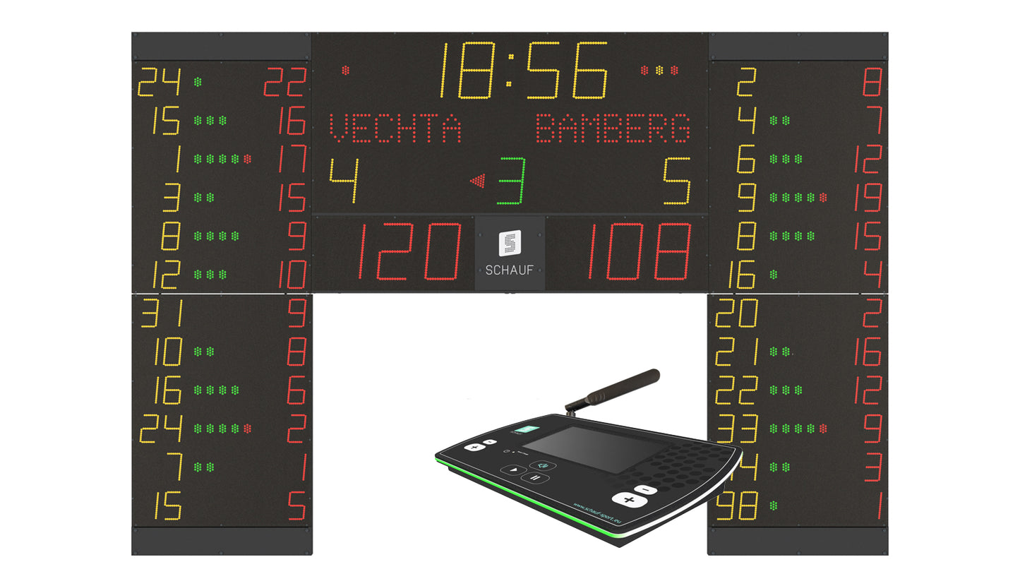 STAR Indoor + 12x Nummern/ Fouls/ Punkte + Bedienpult