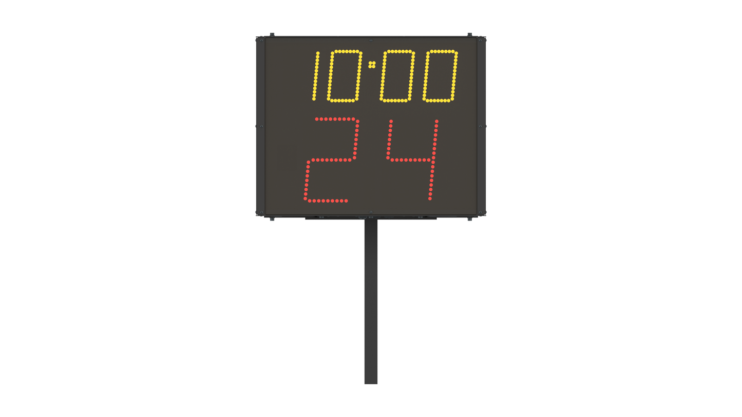 Sekundenanzeige Indoor Pro | 4-seitig