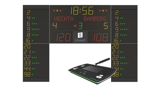 STAR Indoor + 12x Nummern/Fouls + Bedienpult