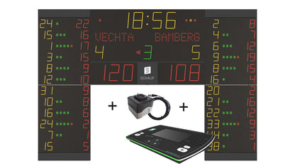 STAR Indoor + 12x Nummern/ Fouls/ Punkte + Bedienpult